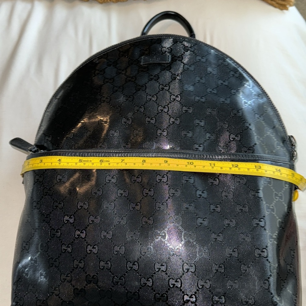 Pre owned Gucci GG black backpack, as shown in pictures. - Picture 13 of 17